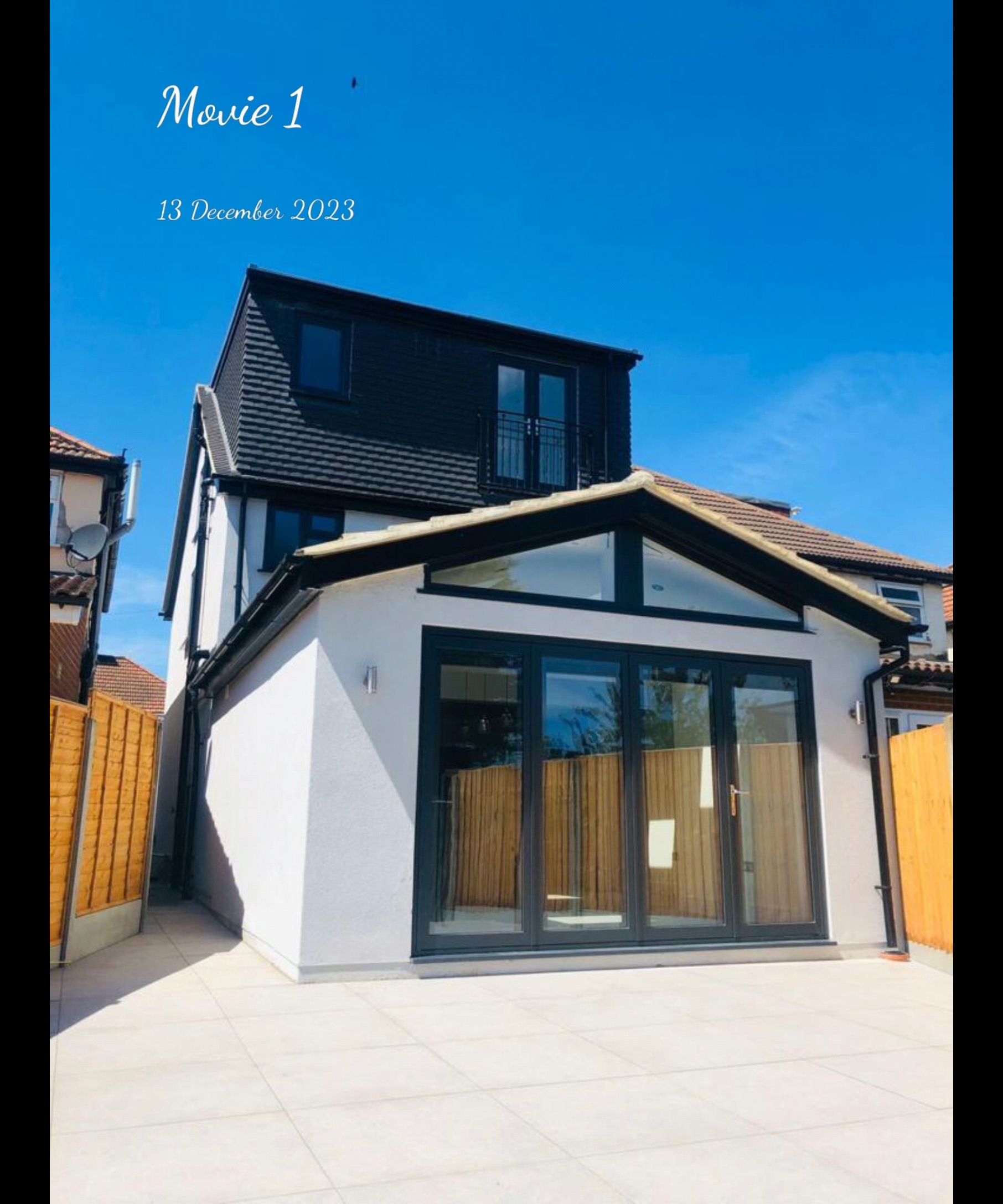 Rear extension project in Kingston ,Surrey