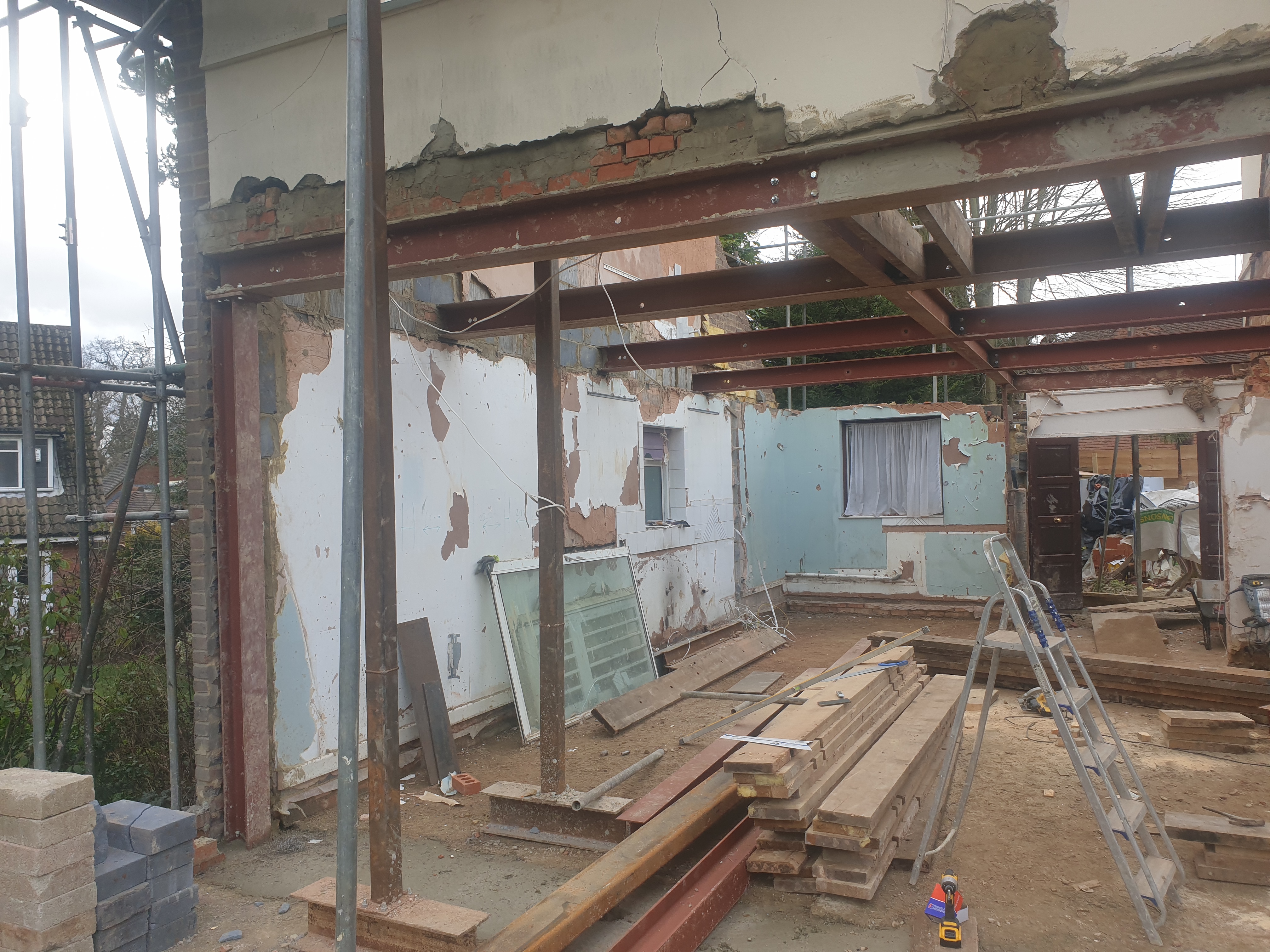 Before - Rear extension project in Kingston ,Surrey